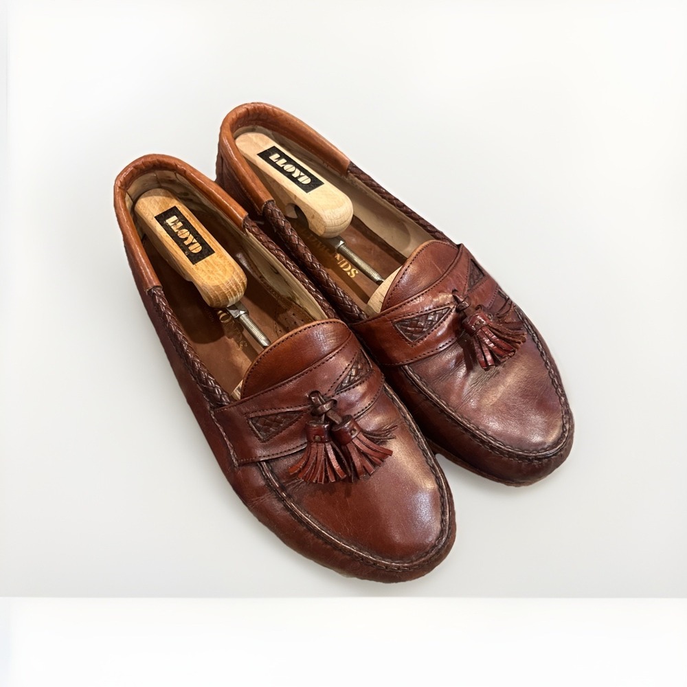 Allen Edmonds Port Washington‎ Maxfield Loafers 11 EEE Made in USA IVY Brown